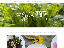 Tablet Screenshot of fieldtotablecatering-foodshare.com